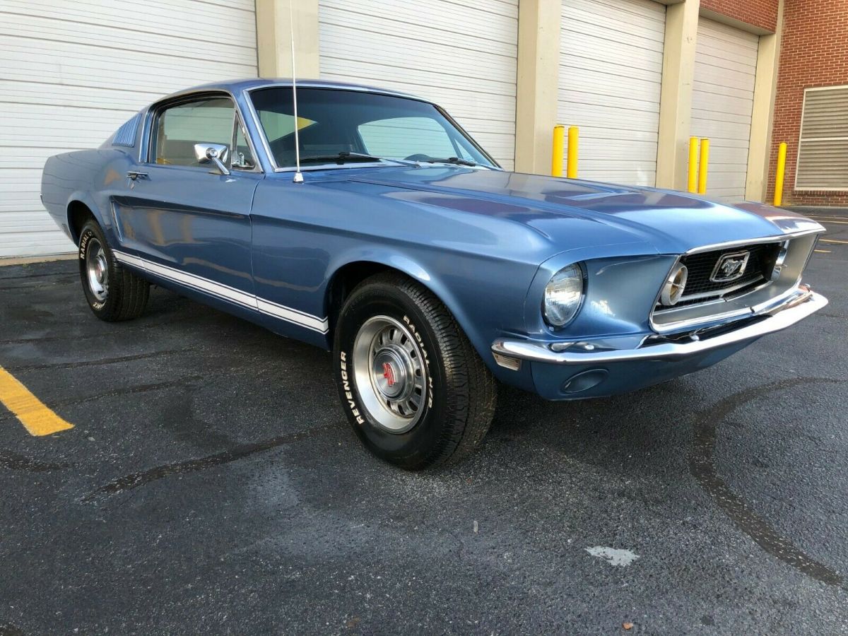 1968 Ford Mustang Fastback Gt Optioned Rare Blue for sale - Ford ...