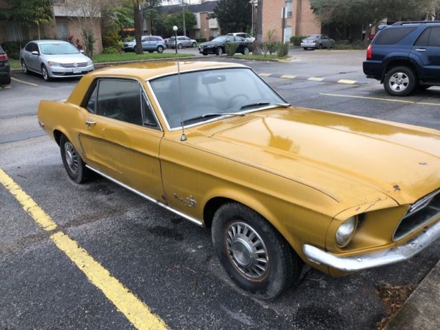 1968 Mustang 6 Cylinder For Sale