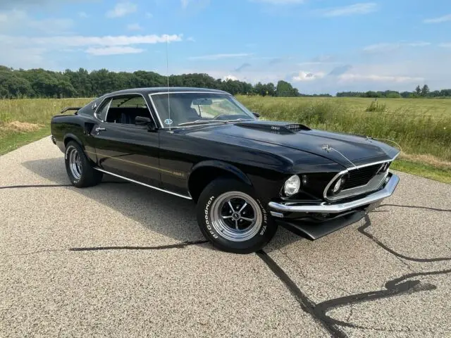 1969 Ford Mustang Mach 1 Resto Mod 351 C 5 Speed Air Black Fastback ...