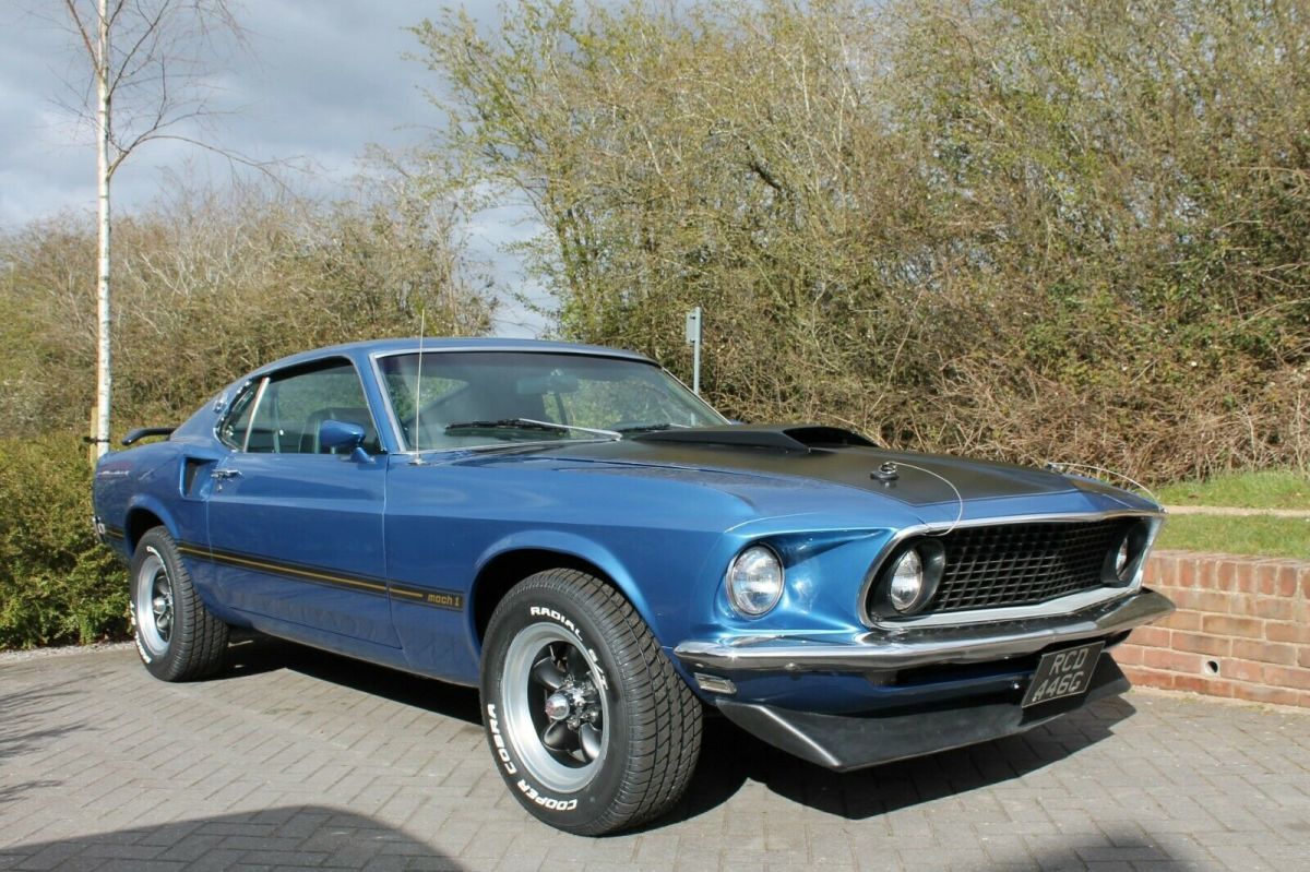 1969 Mustang Mach 1 Acapulco Blue Automatic 351 for sale - Ford Mustang ...