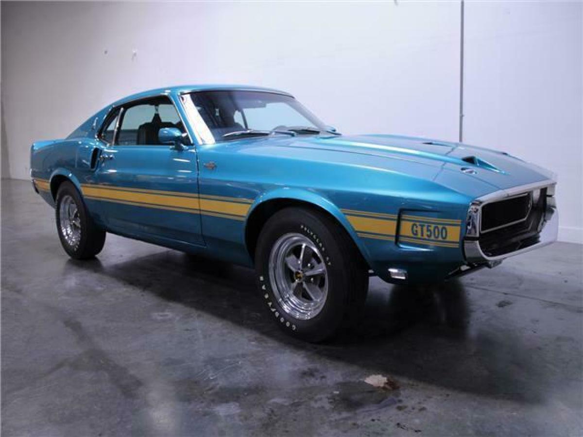 1969 Shelby GT 500 Manual Coupe Shelby Gulf Stream Aqua for sale ...