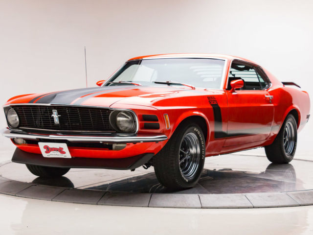 1970 Ford Mustang Boss 302 302 V8 4 Speed Manual Coupe Calypso Coral ...