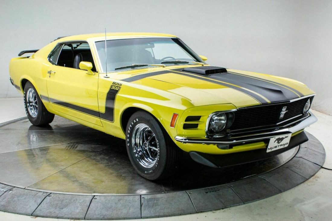 1970 Ford Mustang Boss 302 Boss 302 302 V8 Manual 4-Speed Coupe Yellow ...