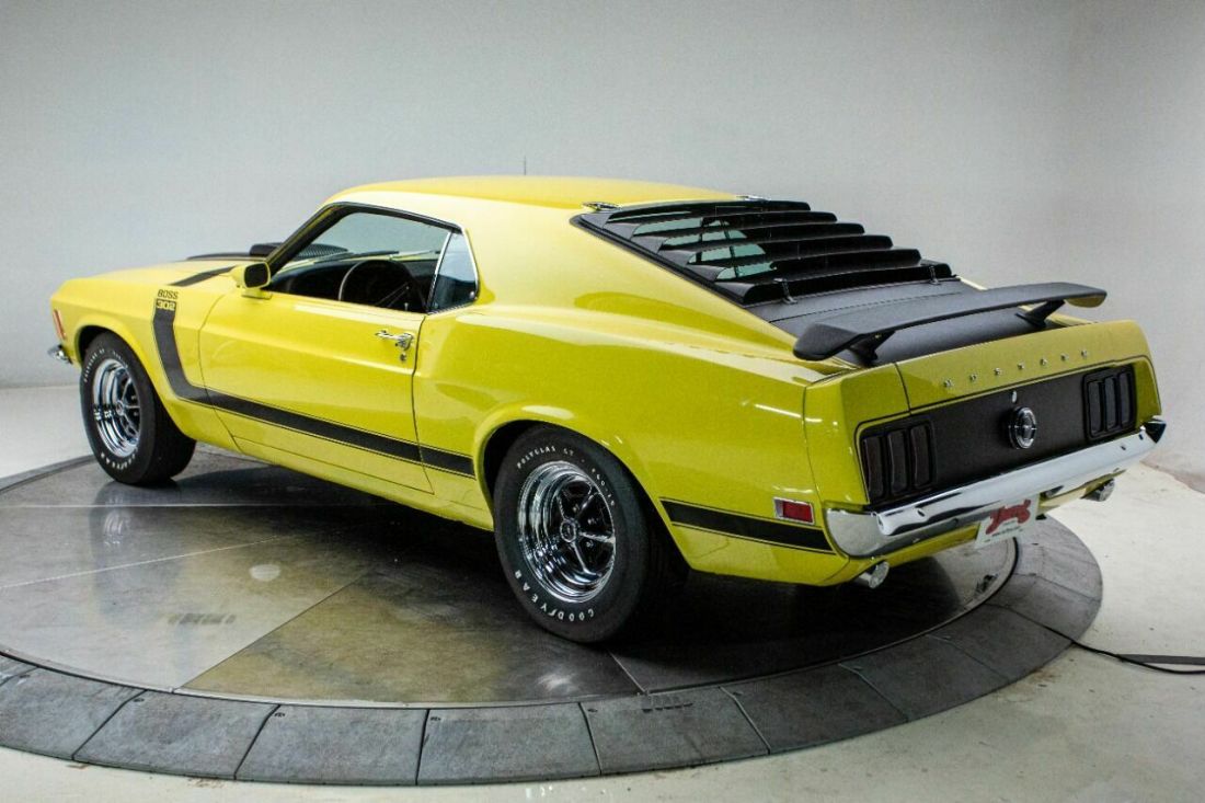1970 Ford Mustang Boss 302 Boss 302 302 V8 Manual 4-Speed Coupe Yellow ...