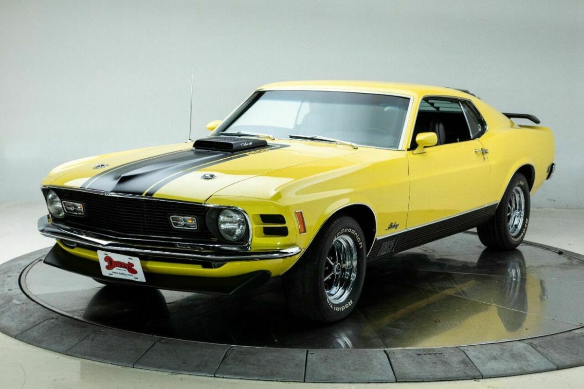 1970 Ford Mustang Mach 1 V8 428 Cobra Jet Automatic 3-Speed Coupe ...