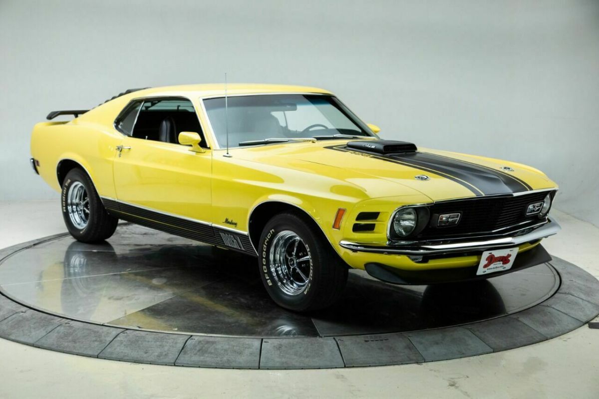1970 Ford Mustang Mach 1 V8 428 Cobra Jet Automatic 3-Speed Coupe ...