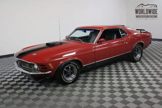 1970 Red 351 CLEVELAND V8 4 SPEED! for sale - Ford Mustang 351 ...