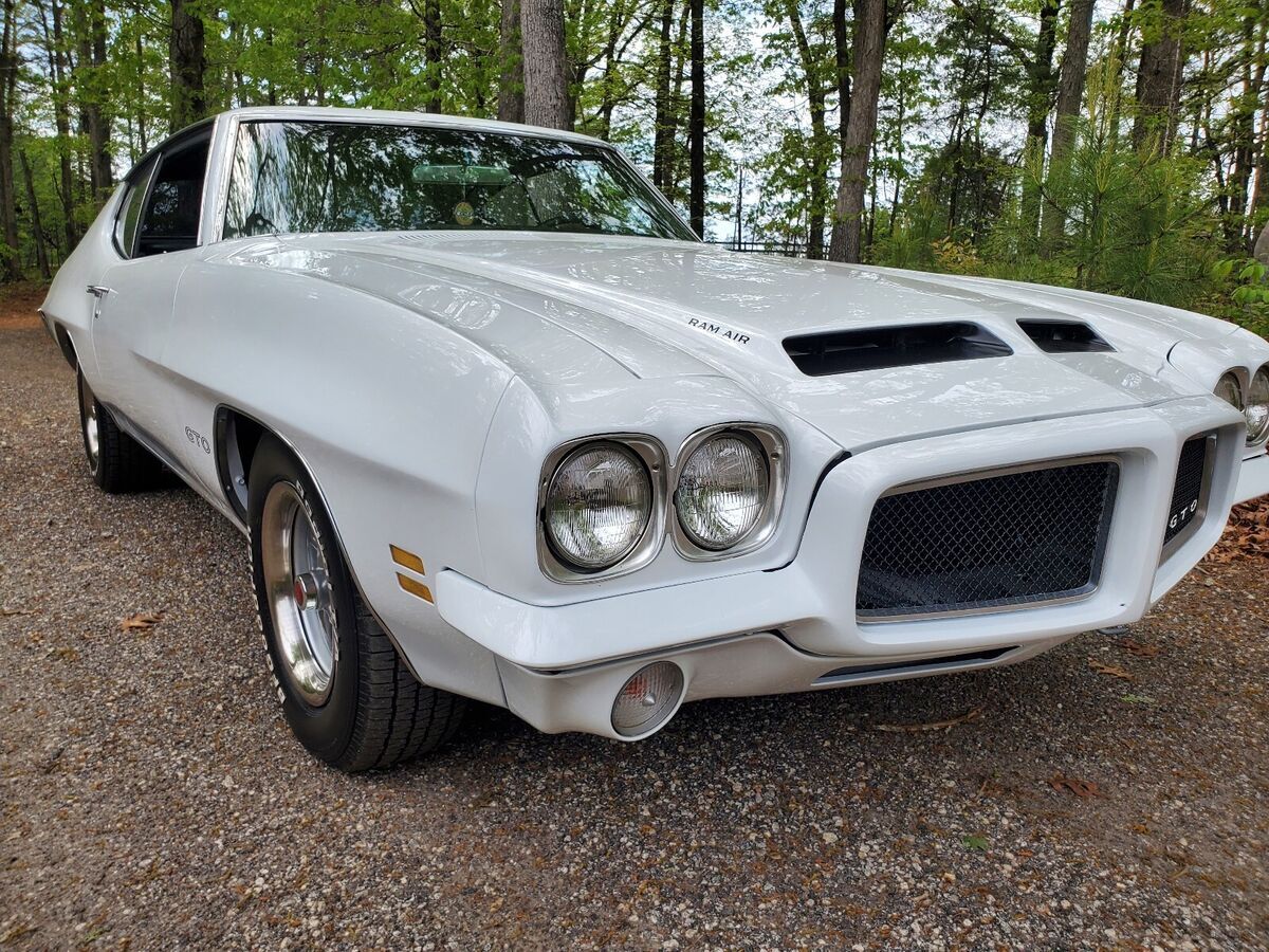 1971 Pontiac GTO Coupe White for sale