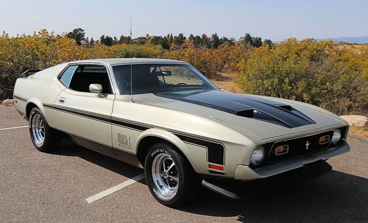 1972 Ford Mustang Mach 1 with numbers matching 351 CI V8 with 3 speed ...