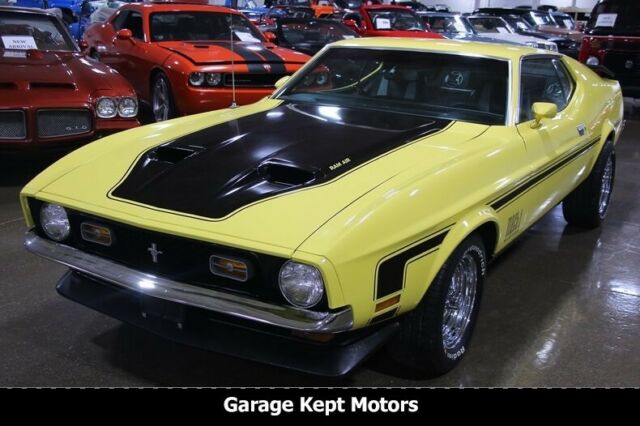 1972 Ford Mustang Mach 1 Yellow Coupe 302ci V8 10169 Miles for sale ...