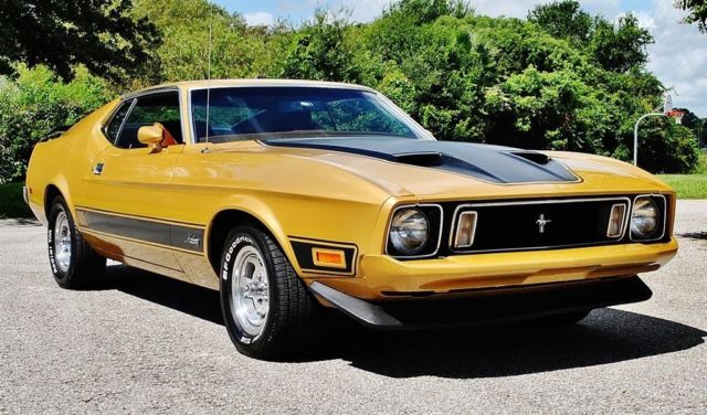 1973 Ford Mustang Mach 1 351 Cleveland V8 Auto Air Conditioning PS PB ...