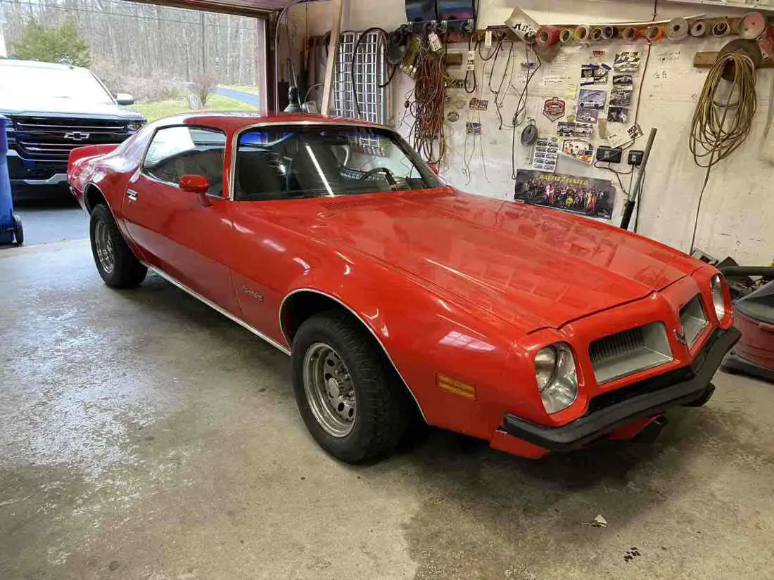 1974 Pontiac Firebird Red RWD Manual for sale - Pontiac Firebird 1974 ...