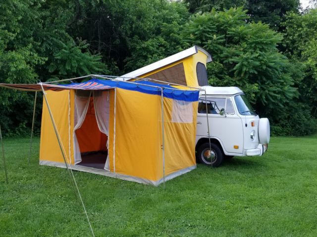 1974 VW Bus Westfaila Camper With Original Drive-Away Side Tent for ...
