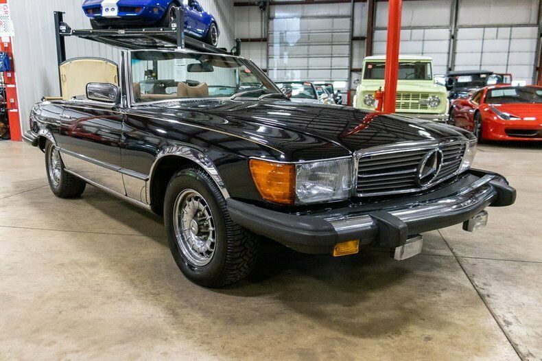 1976 Mercedes-Benz 450SL 166231 Miles Black Convertible 4 ...
