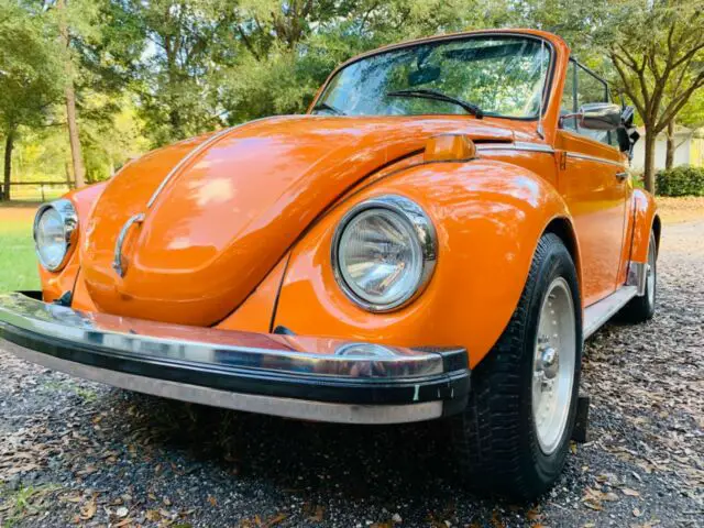 1978 Volkswagen Super Beetle Convertible VW Bug Garage Barn Find NO ...