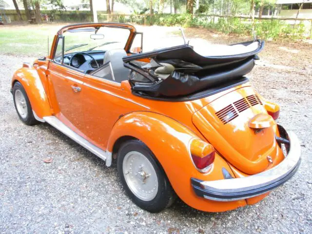 1978 Volkswagen Super Beetle Convertible VW Bug Garage Barn Find NO ...