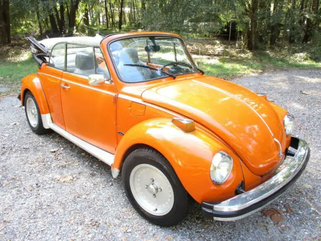 1978 Volkswagen Super Beetle Convertible VW Bug Garage Barn Find NO ...