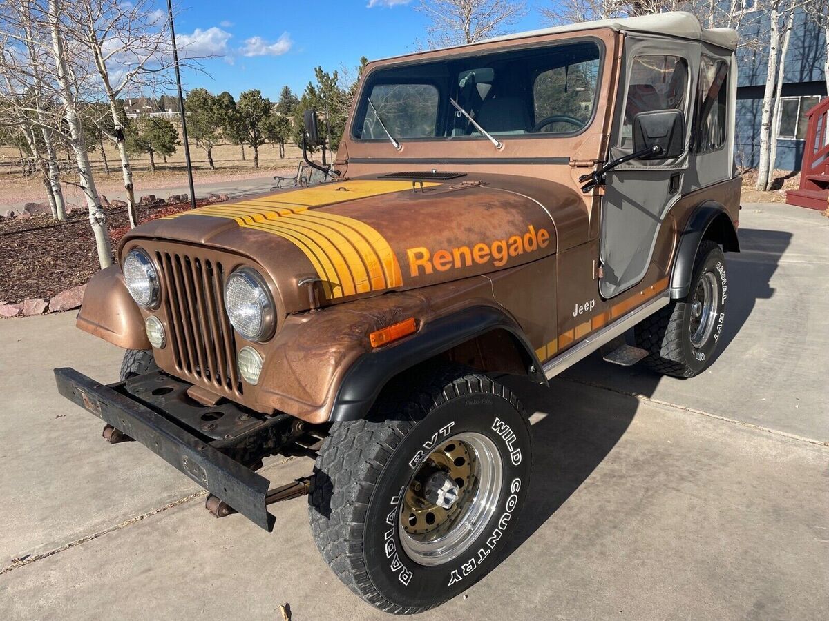 1980 Jeep Renegade Convertible Brown 4wd Manual Renegade For Sale 