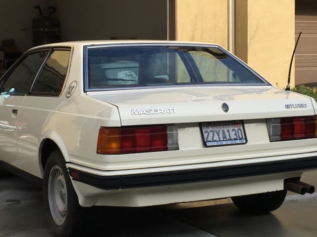 1985 Maserati Biturbo Original Owner Under 60k Original ...
