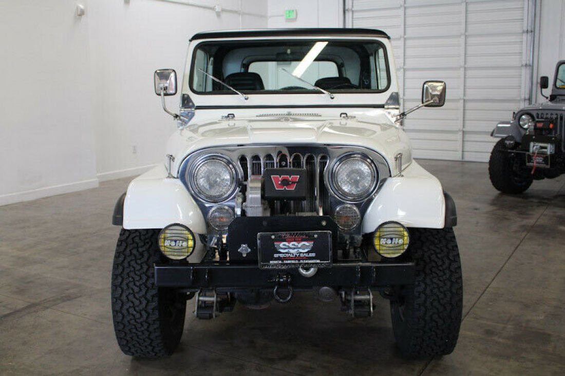 1986 Jeep Cj7 214425 Miles White Removable Hardtop For Sale