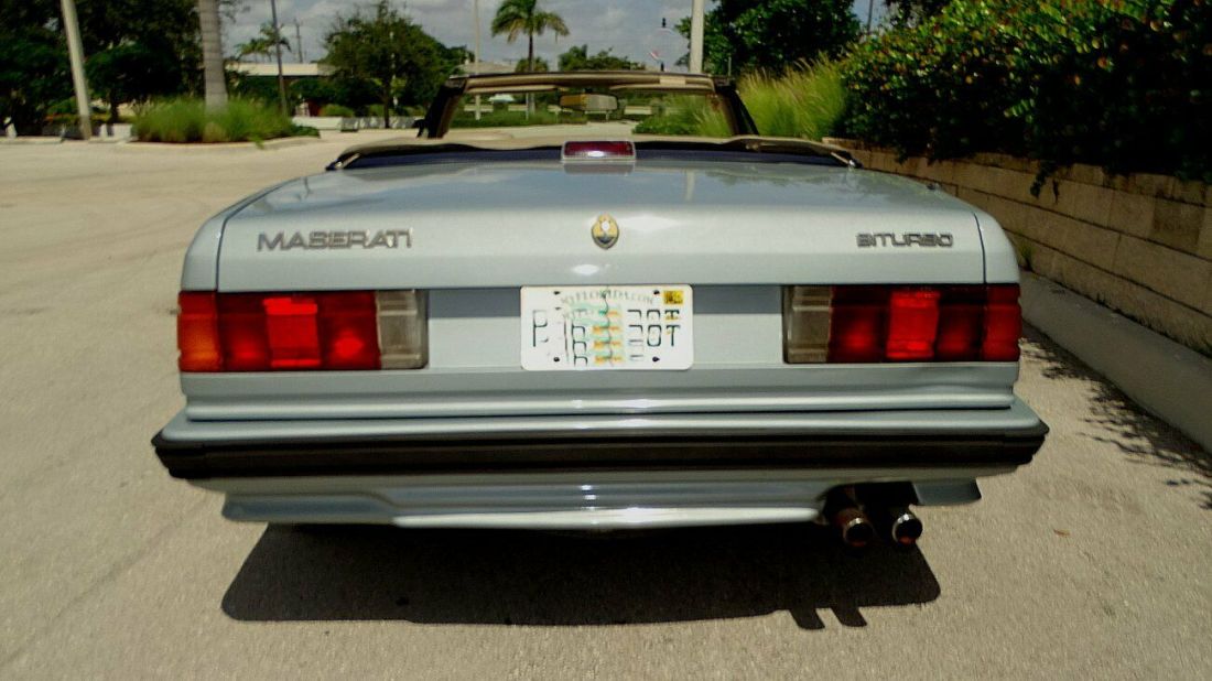 1986 MASERATI BITURBO CONVERTIBLE SPYDER RARE CAR TO FIND RUNS AND LOOKS GREAT for sale ...