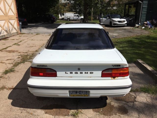 1987 Acura LEGEND L Honda V6 Coupe AT White 2 Door Leather ...
