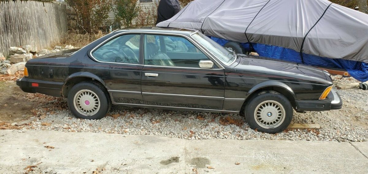 1987 BMW 635 CSI e24 Black Automatic 233k miles for sale ...