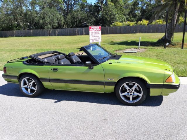 1989 Mustang Lx 5.0 Convertible For Sale