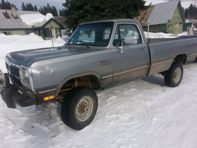 1991 Dodge Diesel W250 5spd 4x4 for sale - Dodge Ram 2500 1991 for sale ...