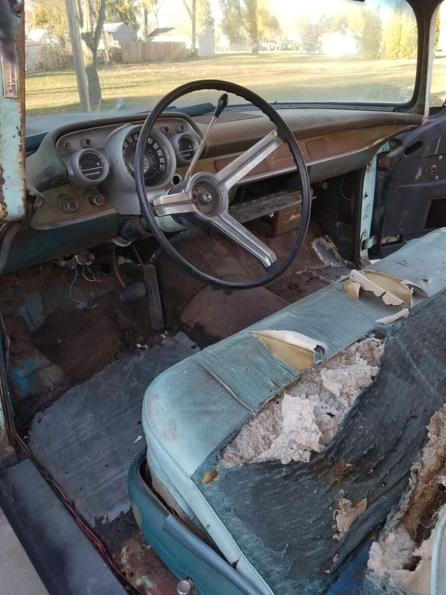 57 chevy belair two door. for sale