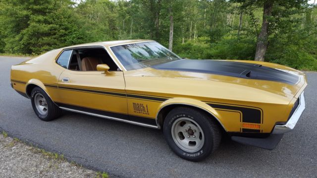 72 Ford Mustang Sportsroof Fastback with MACh 1 stripes for sale - Ford ...