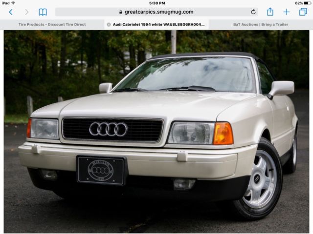 audi cabriolet 1994 convertible for sale - Audi Cabriolet 1994 for sale in Macungie ...