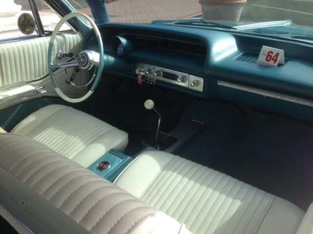 Beautiful 1964 Chevrolet Impala Super Sport 409 Aqua Blue / White ...