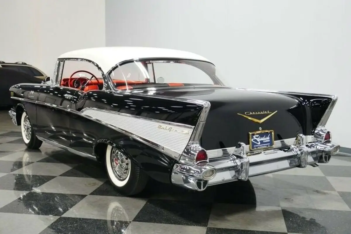 1957 Black Chevrolet Bel Air/150/210