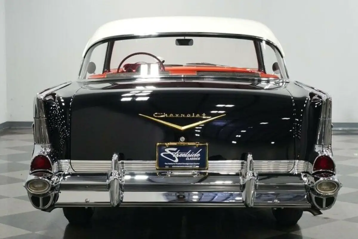 1957 Black Chevrolet Bel Air/150/210