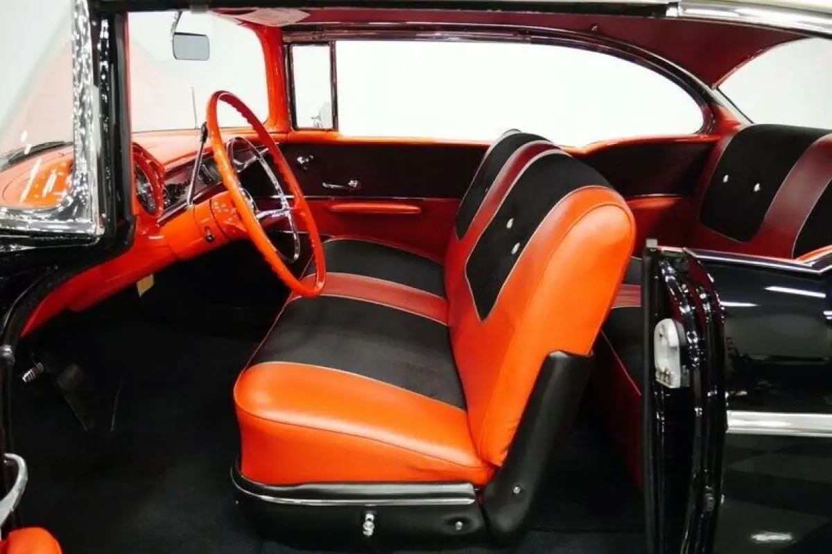 1957 Black Chevrolet Bel Air/150/210