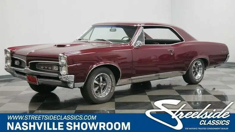 1967 Burgundy Pontiac GTO