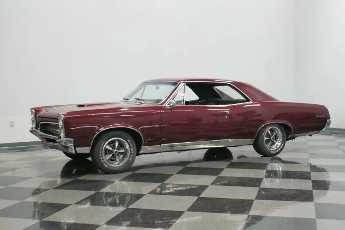 1967 Burgundy Pontiac GTO