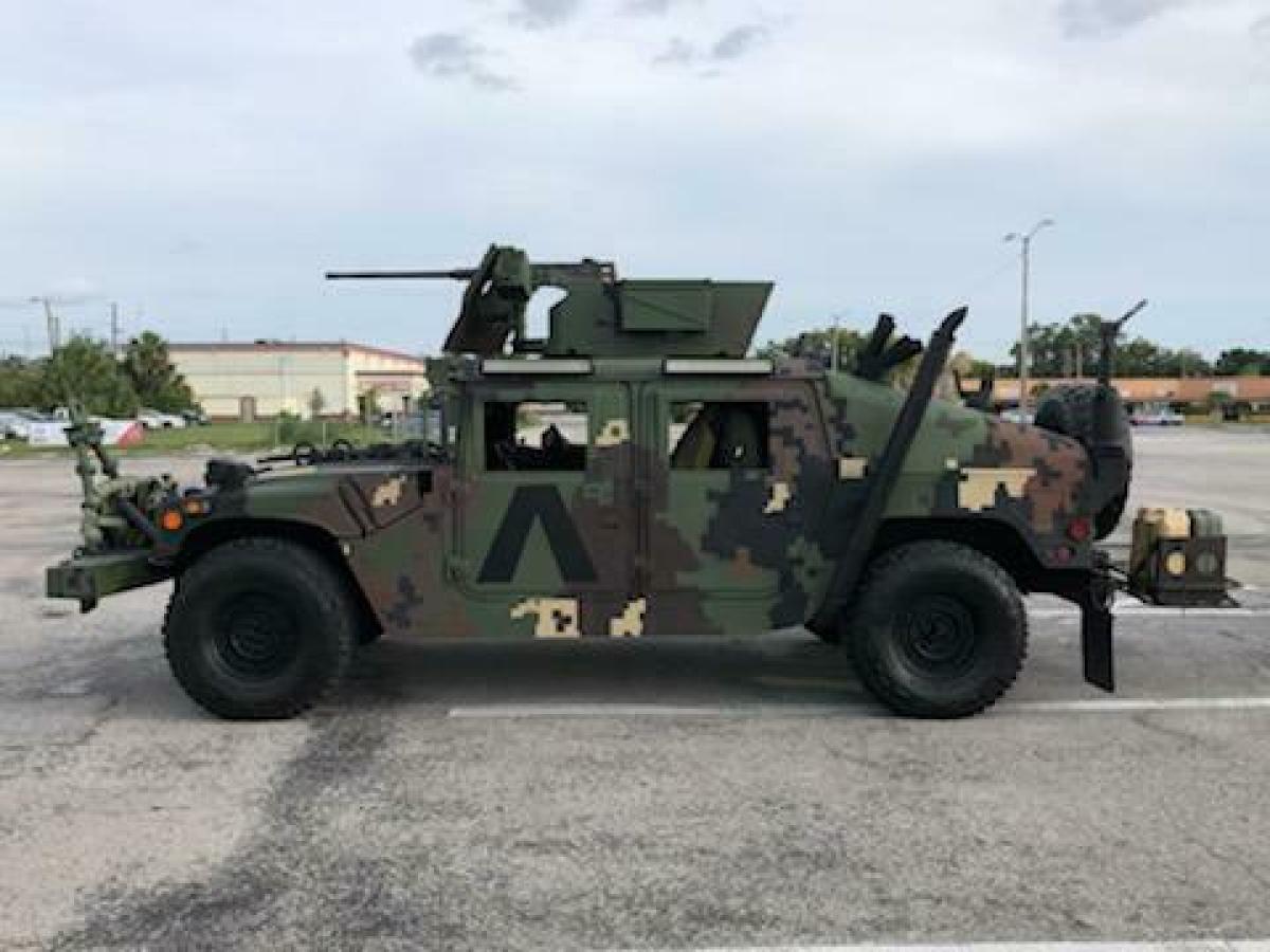 Hummer H Humvee Armored Slant Back With Gun Turret For Sale Photos | My ...