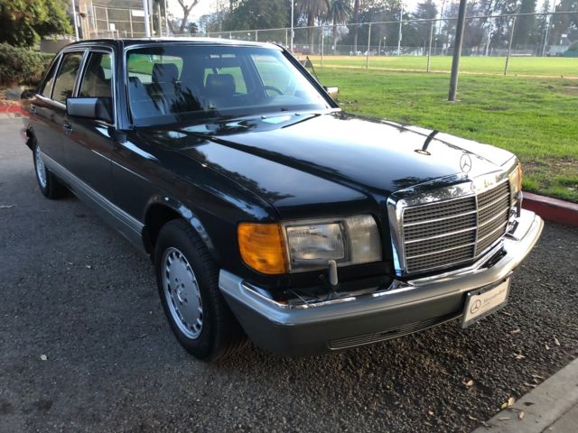 NO RESERVE 1986 Mercedes Benz 560 SEL CHARCOAL & Black Immaculate S class 500 S for sale ...