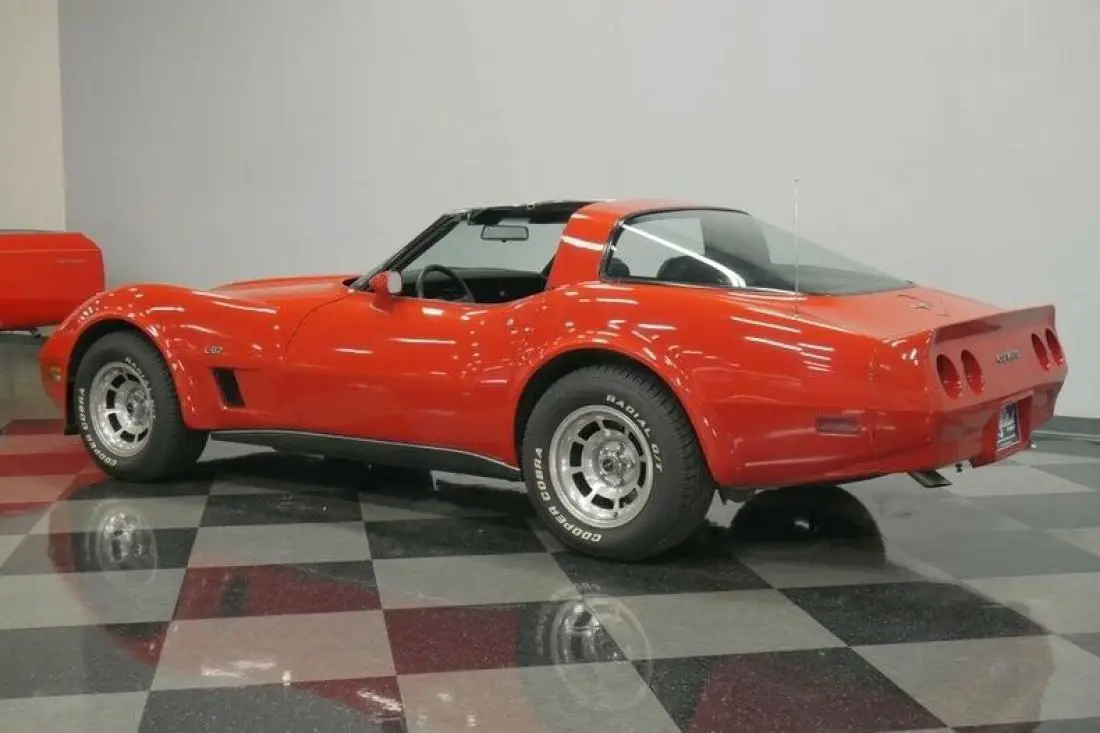 1980 Red Chevrolet Corvette