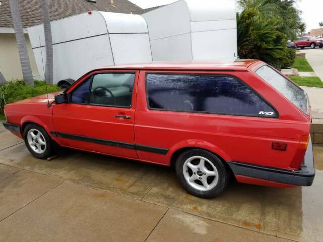 1990 Red Volkswagen Fox photo 2