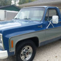 1979 silver over blue GMC Sierra 2500 thumbnail