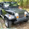 1994 Black Jeep Wrangler thumbnail