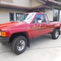 1985 Red Toyota Tacoma thumbnail
