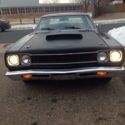 1969 Black ink Blue Plymouth Road Runner thumbnail