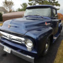 1956 daytona blue Ford F-100 thumbnail