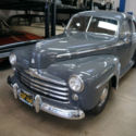 1948 Gray Ford DeLuxe 2 Door Business Coupe thumbnail