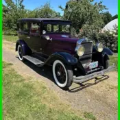 1929 Purple Nash Classic Car thumbnail
