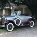 1929 Silver, Maroon Ford Model A thumbnail